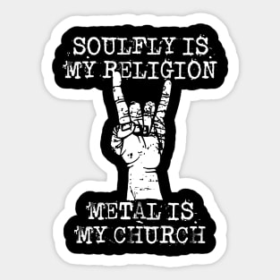 soulfly my religion Sticker